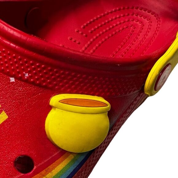 Crocs Classic Lucky Charms Limited Edition Red Slip On Clogs Men Size 9 main image 12